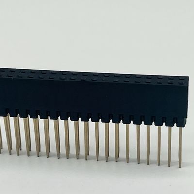 2.54mm Pitch Female Header Connector 8,5mm Höhe Doppelreihe 180 Grad Tauchen für PCB