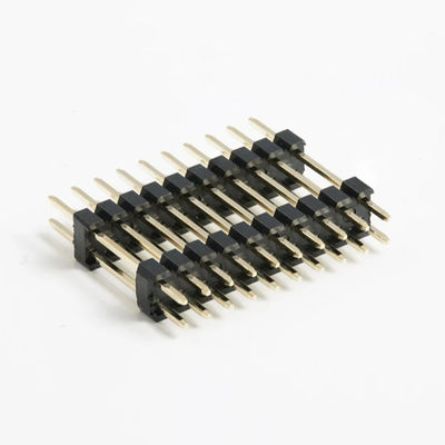 2.54mm Pitch Pin Header Connector Dual Row 20 Pin 80 Pin Straight Dip