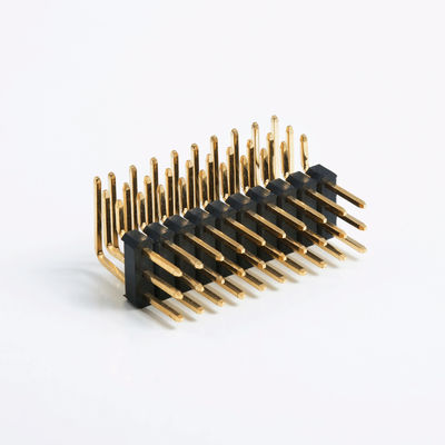Vergoldete 2,0 mm Platten-zu-Platten-Kopfverbindung 3 - 120-Pin-PCB-Männliche-Pin-Verbindung