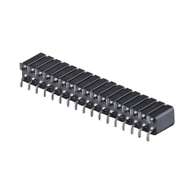 PCB-Anschlussmaschine weibliche Kopf 2,54mm H7,0mm Rechtswinkel Doppelreihe 2-80Pin
