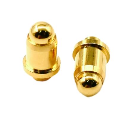 1A Goldplattierung 3-10u Messing Pogo Pin Federladen Höhe 2,5 mm Pin Kontakt Dip