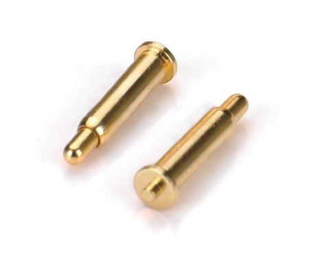 Messing-Goldplattierung Pogo-Pin-Konnektor Federkraft Doppelkopf H6.0mm Smd-Typ