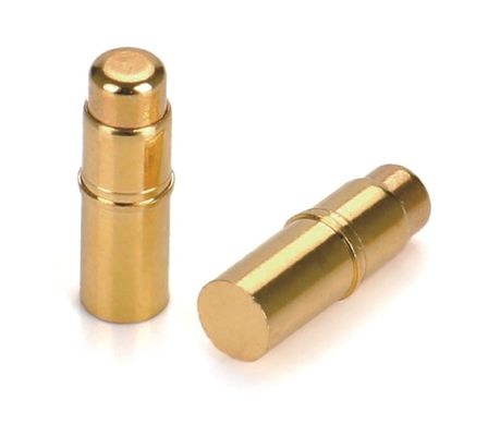 Messing-Goldplattierung Pogo-Pin-Konnektor Federkraft Doppelkopf H6.0mm Smd-Typ