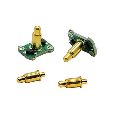 Customized 2.0mm Pitch Brass Pogo Pin 2 Reihe 14Pin Federverbindungen männliches Geschlecht