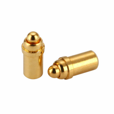 Benutzerdefinierte Batterie Messing Pogo Pin H7.2 Durch Loch Pin Stecker Feder geladen