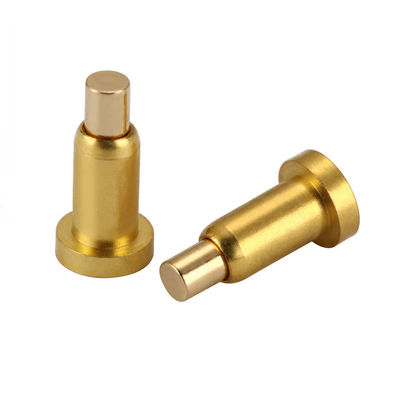 Benutzerdefinierte Batterie Messing Pogo Pin H7.2 Durch Loch Pin Stecker Feder geladen