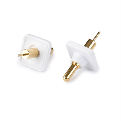 PCB-kompatibel, benutzerdefinierter 1-Pin-Durch-Loch-Spring-geladener POGO-Pin-Anschluss