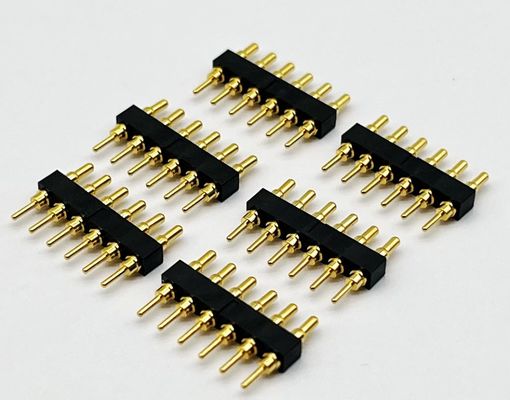 Custom 1.27mm Pitch 8Pin Federladen POGO Pin Stecker für und dauerhafte Verbindungen