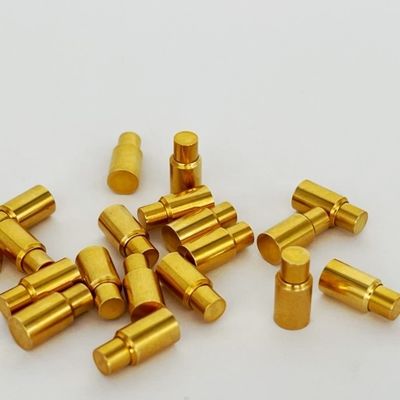 6.0mm C6801 Messing Pogo Pin SMT Steckverbinder Lötungsart Goldplattiert
