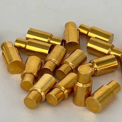 6.0mm C6801 Messing Pogo Pin SMT Steckverbinder Lötungsart Goldplattiert