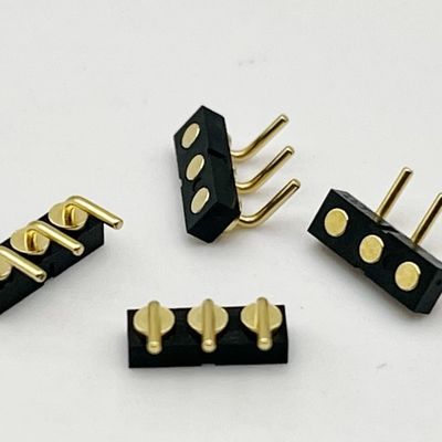 3p 2.54mm Federbelasteter weiblicher Kugel-Plunger Magnetischer Pogo-Pin-Anschluss