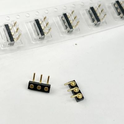 3p 2.54mm Federbelasteter weiblicher Kugel-Plunger Magnetischer Pogo-Pin-Anschluss