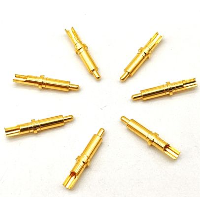 Hochstrom-Pogo-Pin-Anschluss DC 12V Federbelastetes Zinklegierungsgehäuse