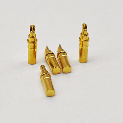 Hochstrom-Pogo-Pin-Anschluss DC 12V Federbelastetes Zinklegierungsgehäuse