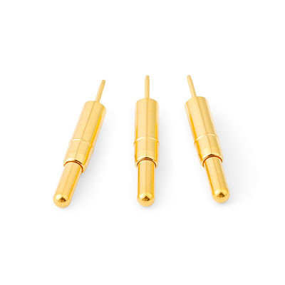 Hochstrom-Pogo-Pin-Anschluss DC 12V Federbelastetes Zinklegierungsgehäuse