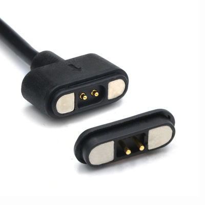 IP67 wasserdichtes PCB weibliches Pogo-Pin-Anschluss Magnetkabel mit Gold-Flash-Beschichtung und 50mohm Max Kontaktwiderstand