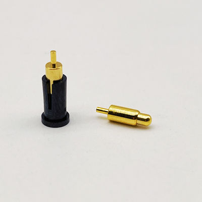 Hochpräzisions Messing C6801 Pogo Pin Connector Federbelastung Dip-Typ vergoldet