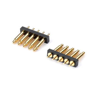 Hochpräzisions Messing C6801 Pogo Pin Connector Federbelastung Dip-Typ vergoldet
