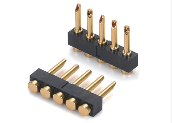 2.54mm Pitch Pogo Pin Connector Lötungsart weibliche Pogo Pin 1x05P