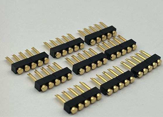 2.54mm Pitch Pogo Pin Connector Lötungsart weibliche Pogo Pin 1x05P