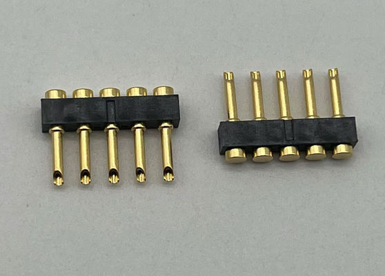 2.54mm Pitch Pogo Pin Connector Lötungsart weibliche Pogo Pin 1x05P