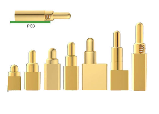 Custom Pogo Pin Side Sticker SMT Typ Gold beschichtet für 2,00 mm Pogo Pin Steckverbinder