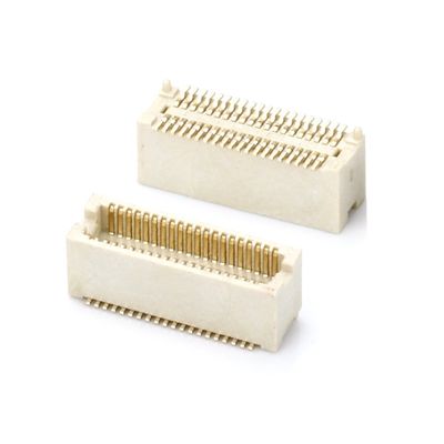10 - 100 Pin Hochgeschwindigkeits-Board-to-Board-Anschluss 0,8 mm Pitch Weiblicher Kopfanschluss