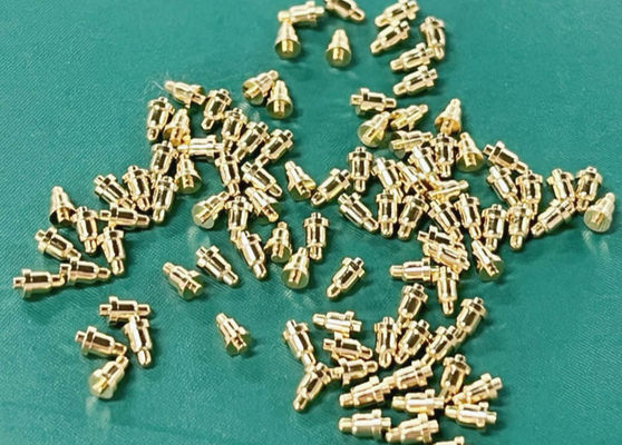 Männliche Federspinne mit Goldplattierung für 3,00 mm Pogo-Pin-Anschlüsse Temperaturbereich -40 °C-105 °C