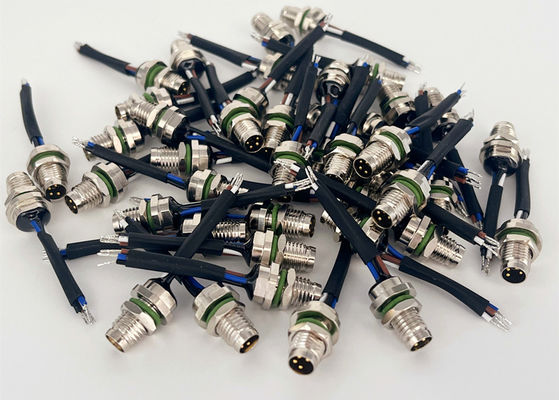 4 Pins Kreislaufdrahtverbindung Rückschraubverbindung M8 Panel Mount Connector