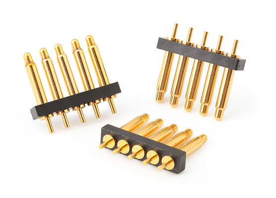 2.54mm 5pins Pogo Pin Connector Dip-Typ für die Feder