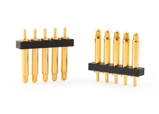 2.54mm 5pins Pogo Pin Connector Dip-Typ für die Feder