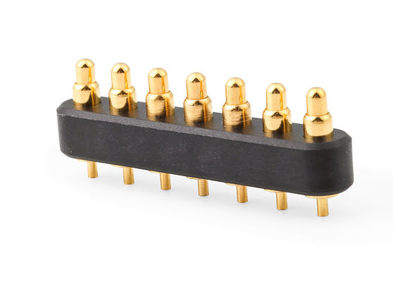 Elektronik 7pins Federverbindung mit 2,54mm Pitch Pogo Pin Connector