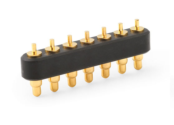 Elektronik 7pins Federverbindung mit 2,54mm Pitch Pogo Pin Connector