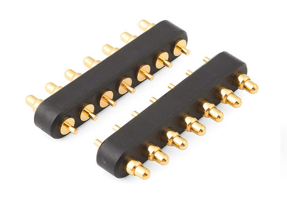 Elektronik 7pins Federverbindung mit 2,54mm Pitch Pogo Pin Connector