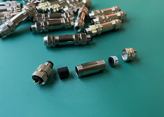 M8 IP67 Kreislaufanschluss Männlicher Schildstecker 3 4 5 6 8 Anschluss für Pins