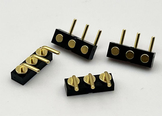 3p 2.54mm Federbelasteter weiblicher Kugel-Plunger Magnetischer Pogo-Pin-Anschluss