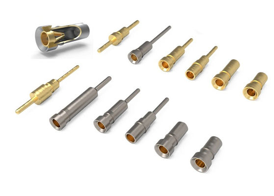 Verarbeitete weibliche Kopfspalte Dia1.48xL9.40 Clip Kontakt 4/6 Finger Tin Plated