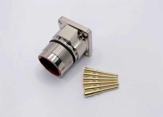 M23 Stromkreislaufdrahtanschluss 6 Pin Servo Encoder weiblich männlich Krempdrahtstecker