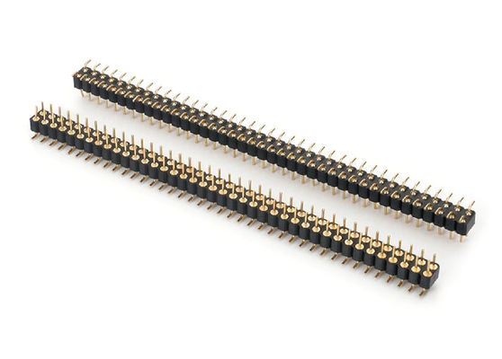 2.0mm Männliche Runde Pin Kopfhörer Doppelreihe PCB-Anschlussmaschine Pin Kopfhörer