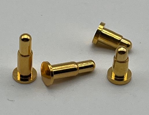 Messing-Pogo-Pin-Anschluss 1A Nennstrompräzision durch Loch-Pogo-Pins bearbeitet