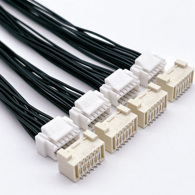 OEM-ODM-Drahtgurtmontage 1,5 mm Tonhöhe 12 Pins Männlicher weiblicher Steckverbinder
