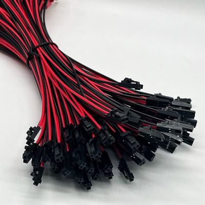 Molex 2.54mm 2P weiblicher Anschluss an M4 Rundterminal mit Drahtkabel UL1007 22AWG Kabel