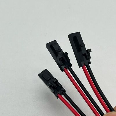 Molex 2.54mm 2P weiblicher Anschluss an M4 Rundterminal mit Drahtkabel UL1007 22AWG Kabel