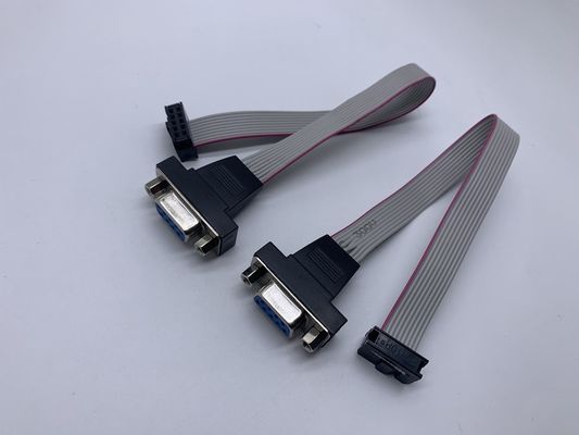 D-Sub DB9 bis FC-10p 2,54 mm Flachbandkabel Männlich weiblich bis 10 26 Pins IDC-Anschlussdraht