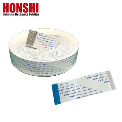 UL20624 1,25mm 8Pin FFC-Bandkabel 80C 60V 100mm Band Flexibles Flachkabel
