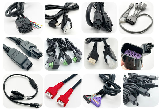 3.0 mm Pitch Rechteckkabel Molex Mini-Fit 8Position Krampfverbindung geformtes Kabel