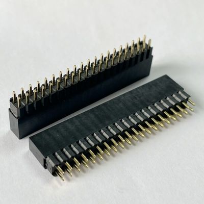 2.54mm Pitch Dual Row H8.5mm Board To Board Steckverbinder Weiblicher Stecknadelkopfsteckverbinder