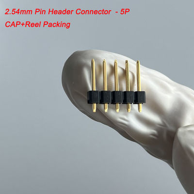 2.54mm Pitch Pin Header Connector 5 Pin gerade mit Kappe Board zu Board Connector