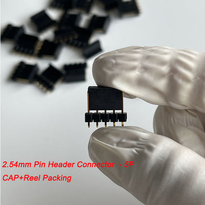 2.54mm Pitch Pin Header Connector 5 Pin gerade mit Kappe Board zu Board Connector