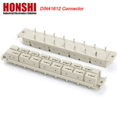 5.08mm DIN 41612 Steckverbinder 2 Reihen 15P weibliche Leistungstyp PCB vertikal weiblich 7+8 P 15Pin